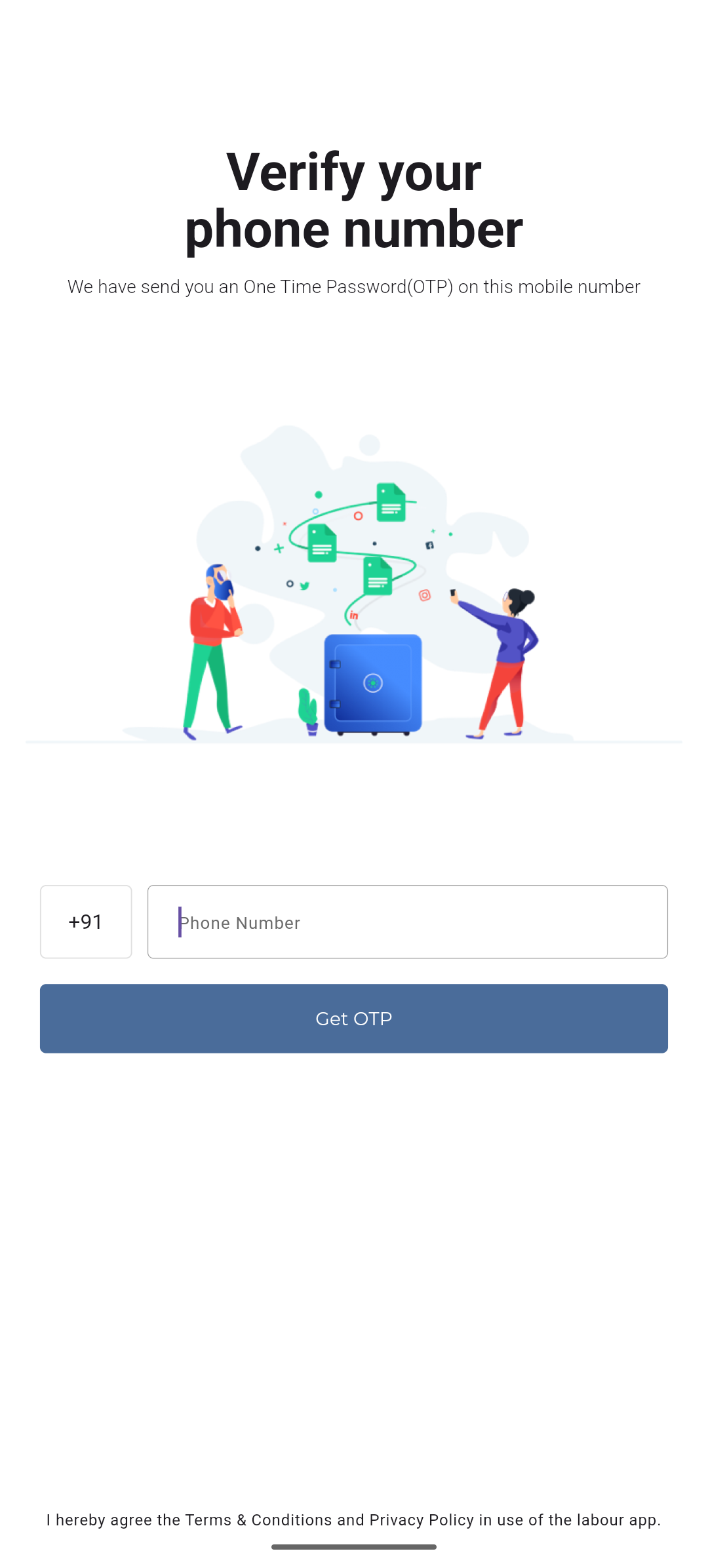 User App Screen 1