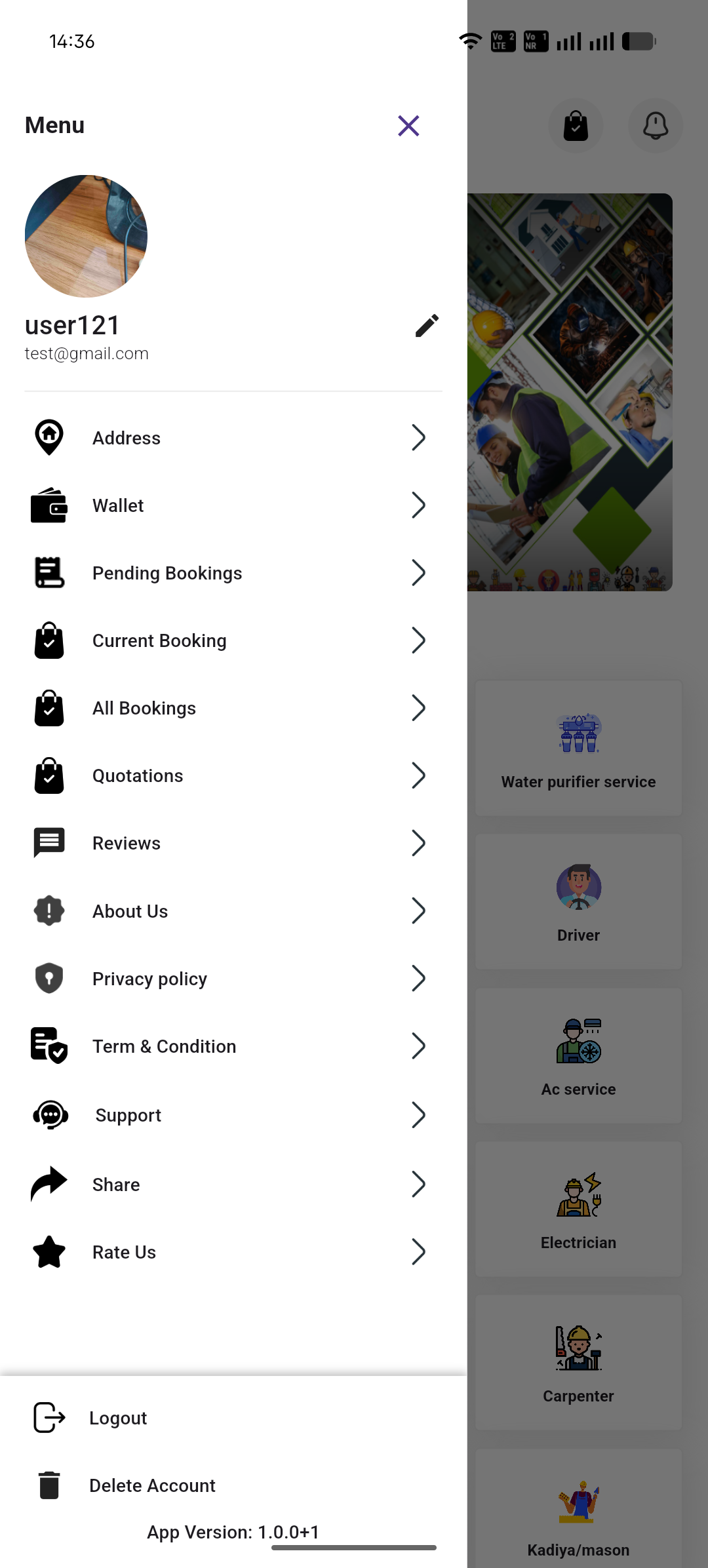 User App Screen 3